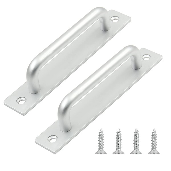 Jiozermi 2 Pack Sliding Barn Door Handle, 5.9 Inch Gate