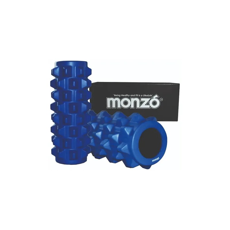 Foam Roller Monzó Masaje Miofascial de Hule Espuma Azul Texturado
