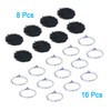 YOUSHARES Camera Mic Windscreen, 8 Pieces Fur Wind Muff Wind