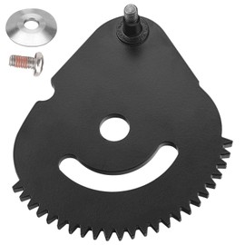 617-04024A Steering Gear Compatible with Craftsman, MTD, Troy-Bilt, Yard Machines, Yard-Man, Cub Cadet Lawn Mower Replaces 61704024A 617-04024A - Include Steering Rod Cap Washer and Screw