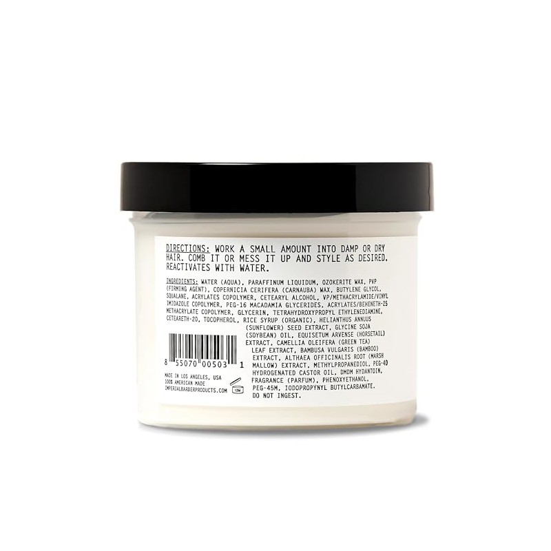 Imperial Barber Grade Products Matte Pomade Paste 4 Oz.