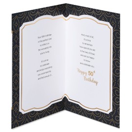 American Greetings 50th Birthday Card (Wonderful Life You're Living)
