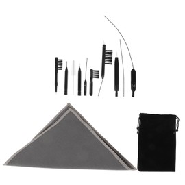 Healeved Portable Tube Brush Cleaning Kit for Hearing Aids Multi-functional Earwax Removal Tools Durable and Materials Carry Accessories for Maintenance