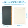 PATIKIL 6 Ring Binder Cover, A7 Leather Notebook Binder Mini