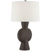 360 Lighting Louise 26 1/4" Modern Black Gourd Table Lamp