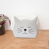 Asivtoki Sponge Holder, Dish Sponge Holder, Ceramic Sponge Caddy, Cat
