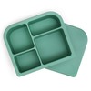 PrimaStella Snacktainer Silicone Bento Box - Leak-Proof Lunch Box for