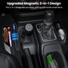 DIAMOOKY Upgraded Metal Magnetic Center Console Organizer for Jeep Wrangler