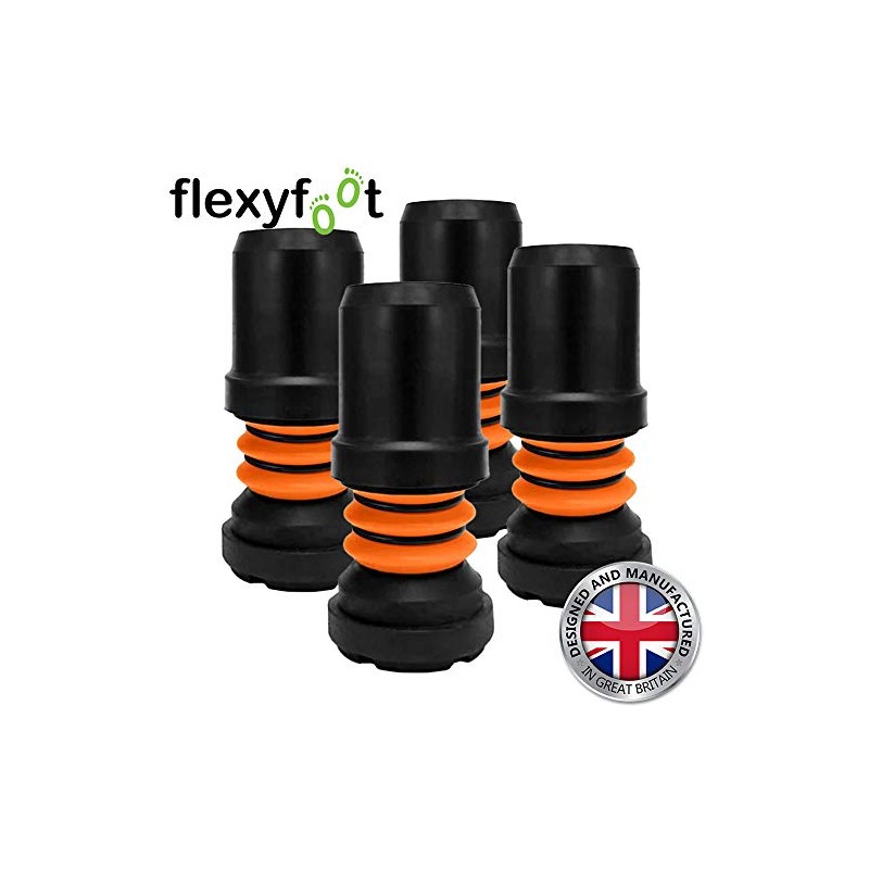 Flexyfoot Ltd Flexyfoot Shock Absorbing Crutch Ferrule - Black -