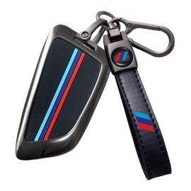 Car Key fob Cover Key fob case Leather Keychain car Key Accessories Compatible with X1 X2 X3 X4 X5 X6 X7 M3 M4 M5 M6 1 3 4 5 6 7 Series and More