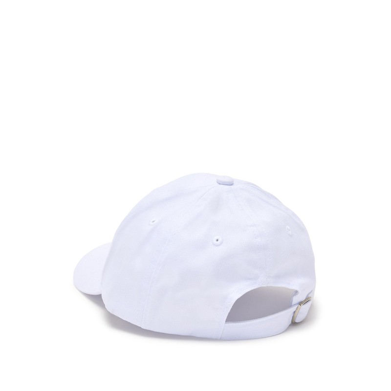 FILA Unisex Adult's Badge Cap, White, One Size