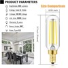 E12 LED Dimmable 8W Equal 100 watt Daylight 4000K T6