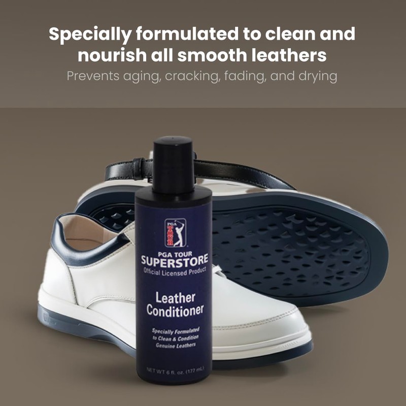 PGA Leather Conditioner, Leather Cleaner for Shoes, Clothes, Bags, and