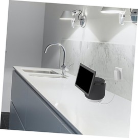 KOMBIUDA Speaker Holder Desktop Cord Organizer Bracket for Tabletop Use Durable Material Easy Cable Storage Rotatable Design for Living Room Bedroom