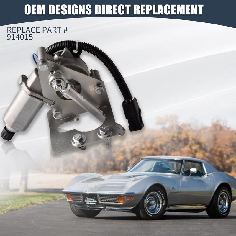 Front Driver and Passenger Electric Headlight Motor Conversion Kit Compatible