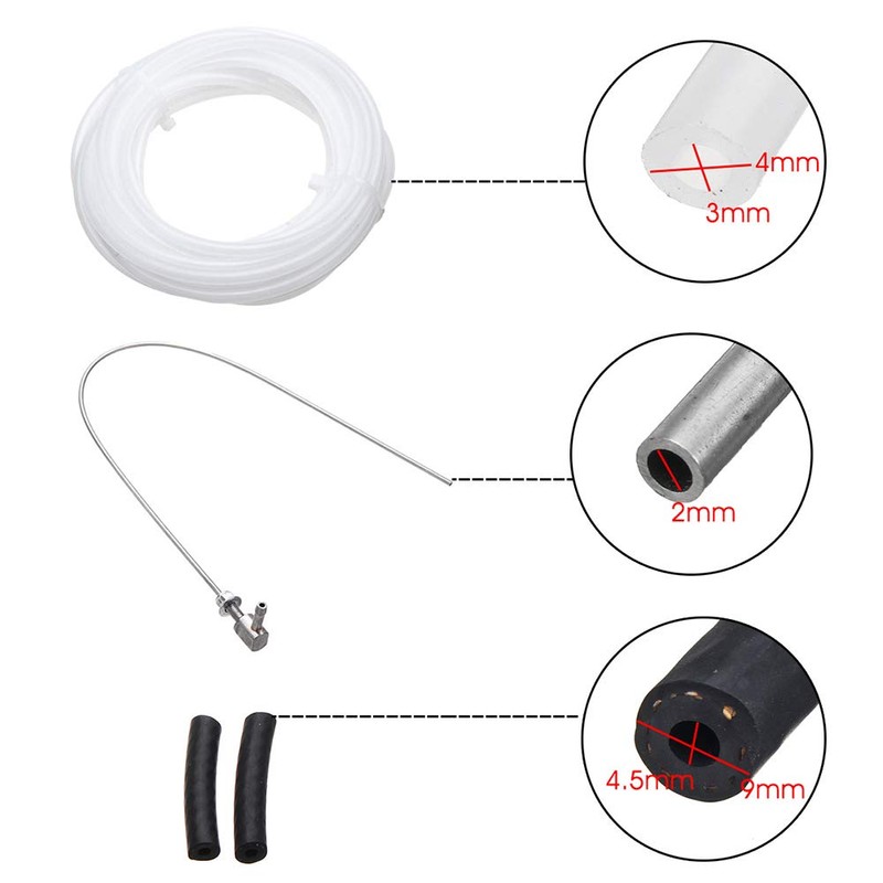 Auxiliary Heater Fuel Tank Standpipe Kit, Rubber Hose Fuel Standpipe