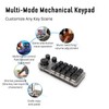 15 Keys 3 Knobs Macro Programmable Keyboard, 3 Connection Modes