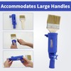 Multi-Angle Paint Brush Extender, Paint Roller Extension Pole,4 Inch Rollers
