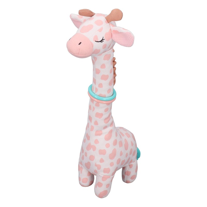 Plush Giraffe Teether Toy Fun Teether Design Cute Infant Plush