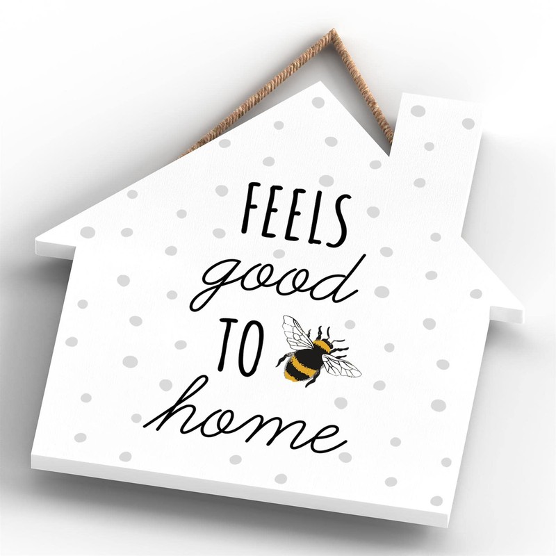 Global Designs Feels Good To Be Home Bee Themed Decorative