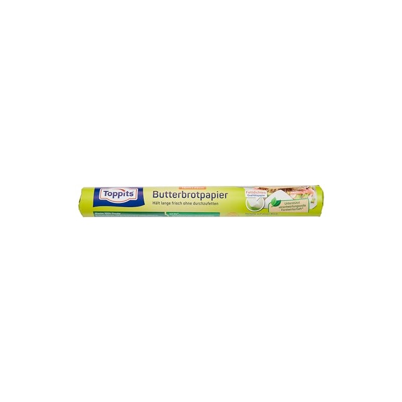 Toppits 2049643 Butterbrotpapier, 16m