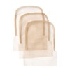 YANTAISIYU 3 Pieces 4X4 Inch Lace Net Wig Accessories Lace