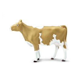 Safari Ltd. Guernsey Cow Figurine - Detailed 5" Plastic Model Figure - Fun Educational Play Toy for Boys, Girls & Kids Ages 3+
