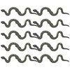 10pcs Inflatable Snakes Toy Scary Snake for Garden Farm Swimming