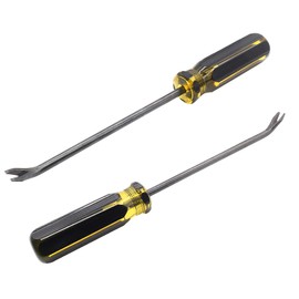 Coufce Tack Lifter, 3mm Nail Pullers, U Tip Nail Staple Rivet Tack Puller, Nail Screwdriver Removal Tool(2Pcs)