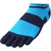 R-L Socks TYPE-TF RNS5001G Three-Dimensional 5 Finger Running Socks, navy/sky