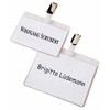 Name Badge with Clip 90 x 54 mm Pack of