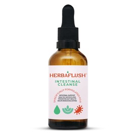 HERBAFLUSH Intestinal Cleanse Organic Tincture / 2 Week Cleanse