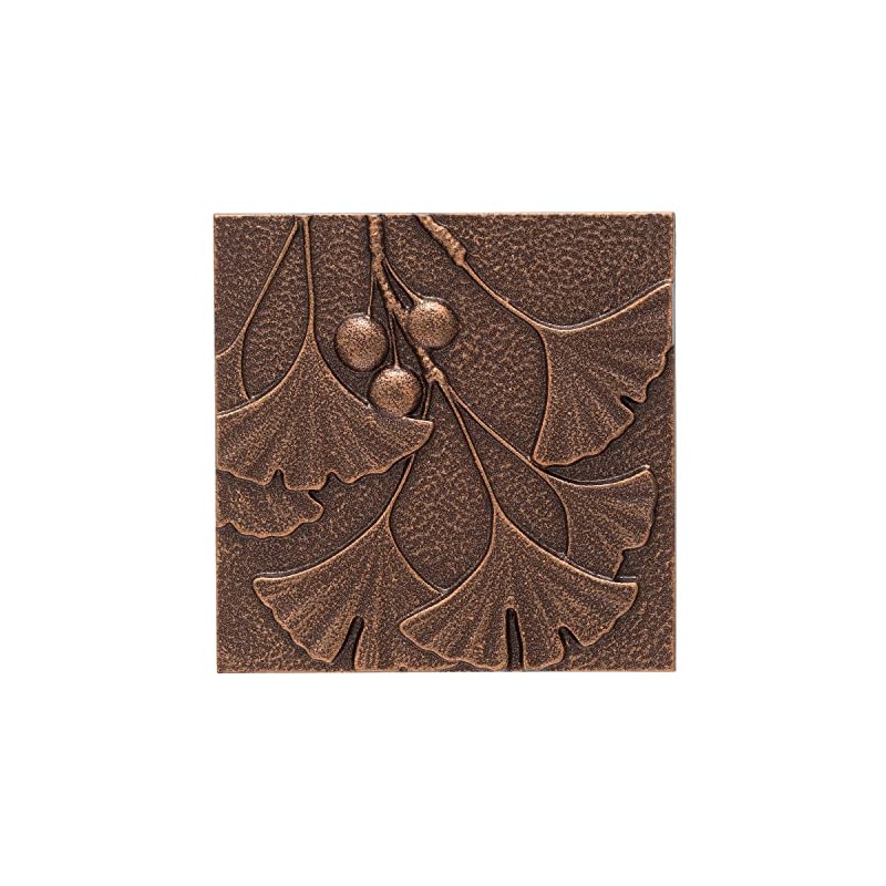 Whitehall Products Gingko Leaf Wall Decor, Antique Copper
