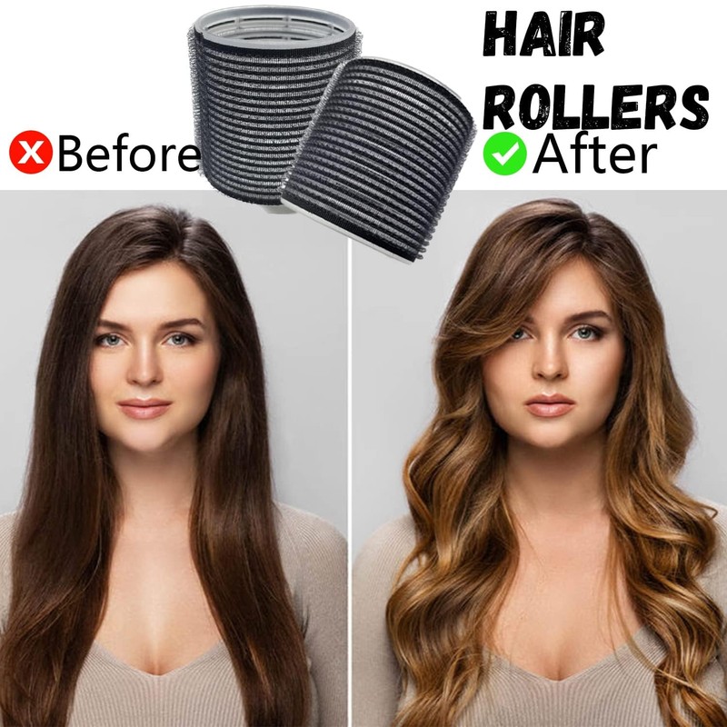 Zajuku Hair Rollers for Long Hair, 32 Pcs Salon Hairdressing