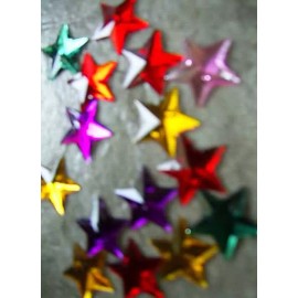 crystal stickers 3 sets STARS Sew-On  Sewing   3 packs