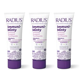RADIUS ImmuniMinty Immune Support Toothpaste 2.5 Oz - Elderberry Mint - Pack of 3