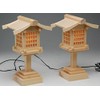 春日 燈籠 Wood 神前 Just put 8 Dimension Lanterns LED Bulb