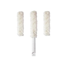 5-in-1 Blind & Vent Cleaning Kit - 3 Microfiber Heads & Scraper, 4-Section PP Tools for Blinds/Vents Brush