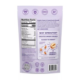 Daily Crunch Cacao Sea Salt Sprouted Almond Nut Snacks 5 oz