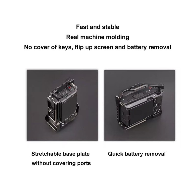 Full Camera Cage for ZV E1 Aluminum Alloy Protective Camera