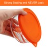 Sophico 2 Cup Round Silicone Storage Cover Lids Replacement for