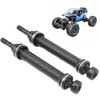 2Pcs Front Rear Steel Spline Drive Shaft for TRAXXAS Mini