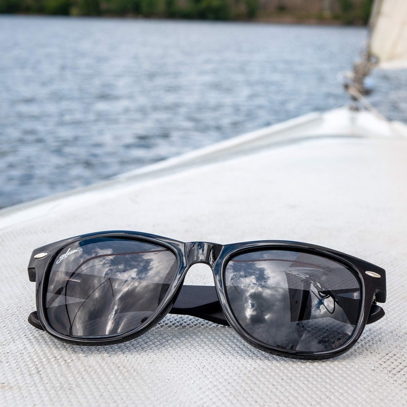glozzi lightweight wooden sunglasses with wooden arms for men and