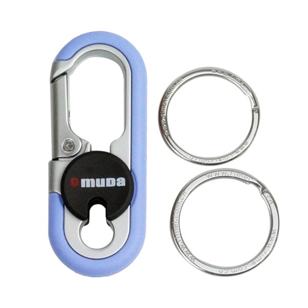 KOYOKOMA Carabiner, Double Ring, Locking Function, Key Ring, Hook, Fashion