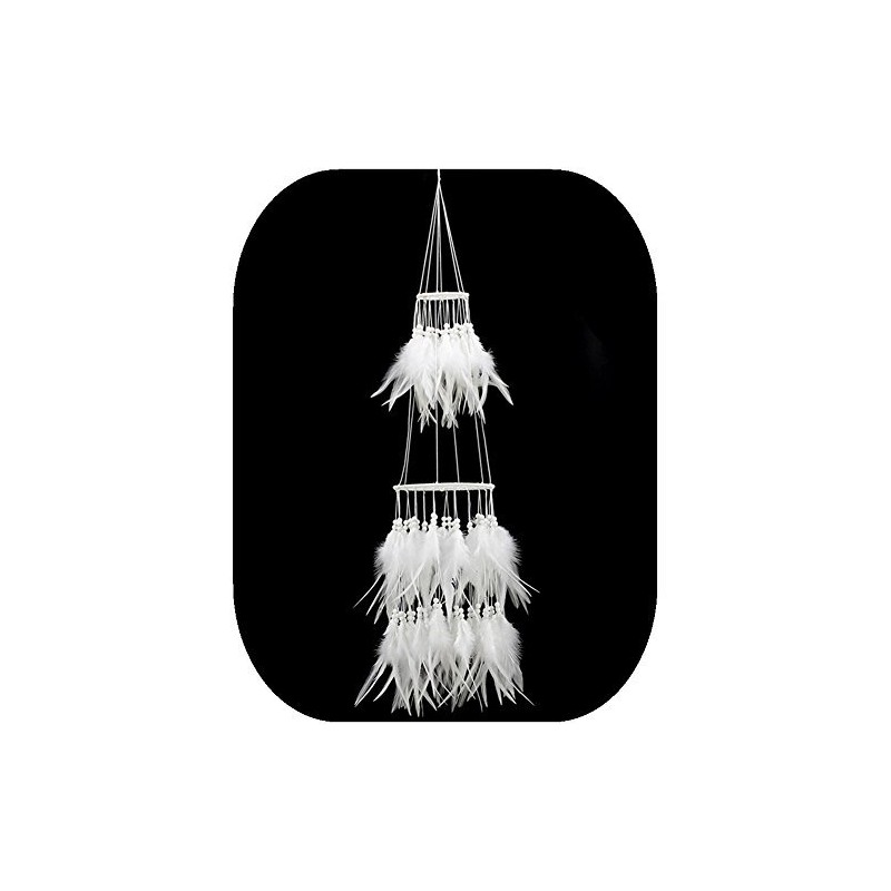 Large Dream Catchers, Extra Big White Goose Feathers Handmade Decorative