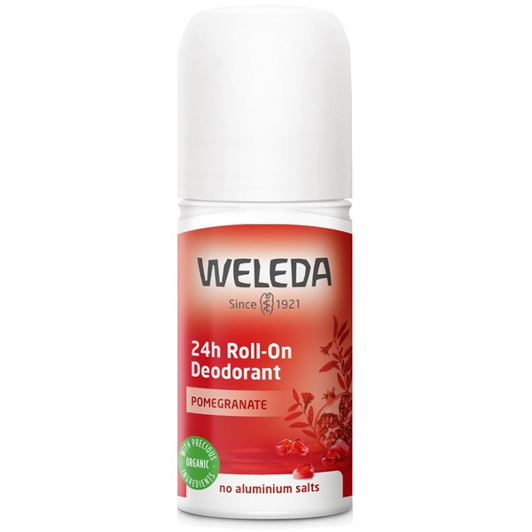 Weleda 24h Roll-On Deodorant - Pomegranate 50ml - Expiry 10/24