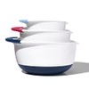 OXO,plastic Good Grips 3-Piece Mixing Bowl Set – Blueberry, Jam