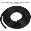 Protector Borde Puerta Auto Sello Hule Moldura Antirrayas Universal 10m