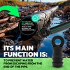 DOJA Barcelona Pack of 10 Drip Hose End Caps, 20mm,