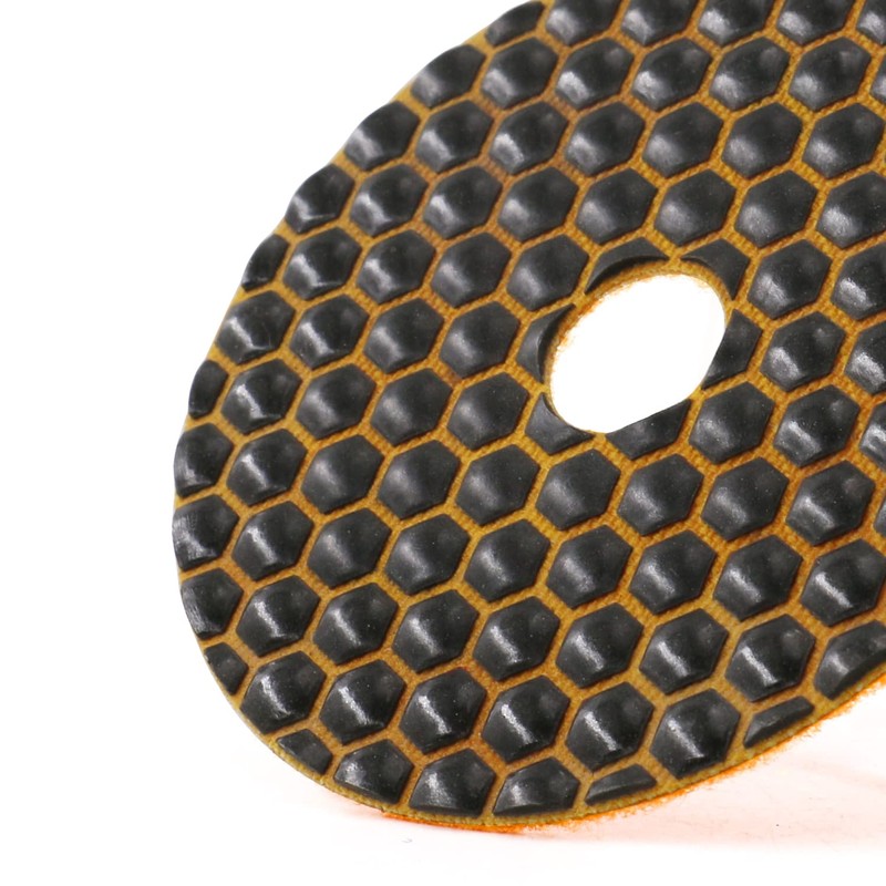 4" Dry Diamond Polishing Pads and Backer Pad - Sanding